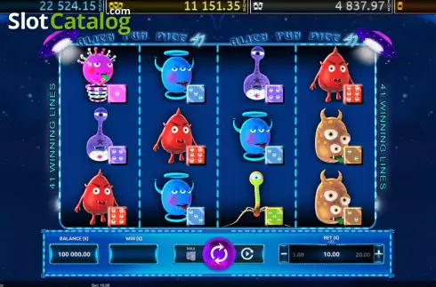 Скрин2. Alien Fun Dice 41 слот