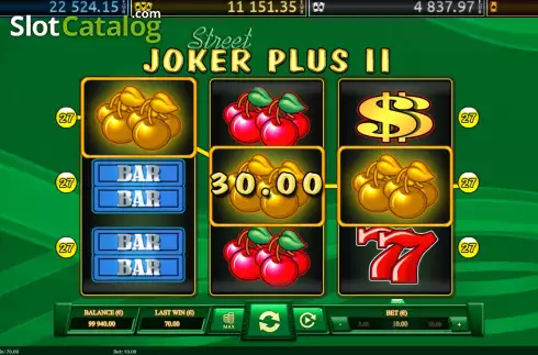 Скрин3. Joker Plus II Street слот