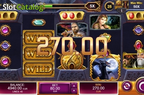 Скрин3. Age of Dragons слот