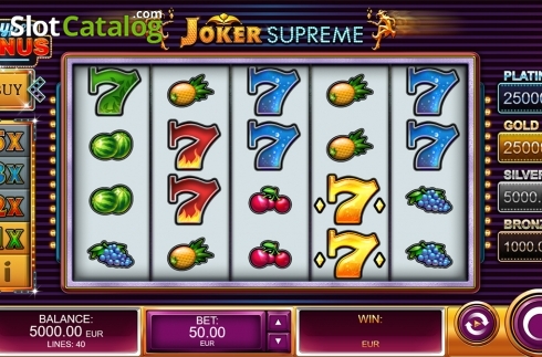 Скрин2. Joker Supreme слот