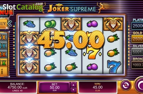 Скрин3. Joker Supreme слот