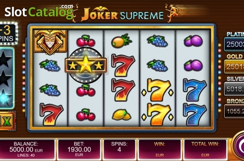 Скрин6. Joker Supreme слот