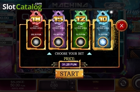 Скрин5. Machina слот