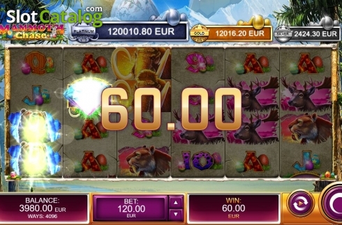Скрин4. Mammoth Chase: Easter Edition слот