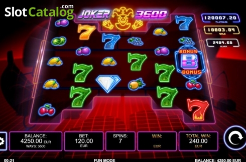 Скрин6. Joker 3600 слот