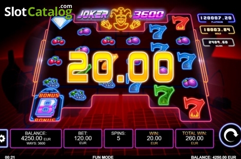 Скрин7. Joker 3600 слот