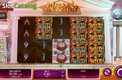 Скрин2. Midas Treasure слот