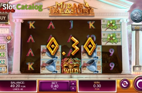 Скрин3. Midas Treasure слот
