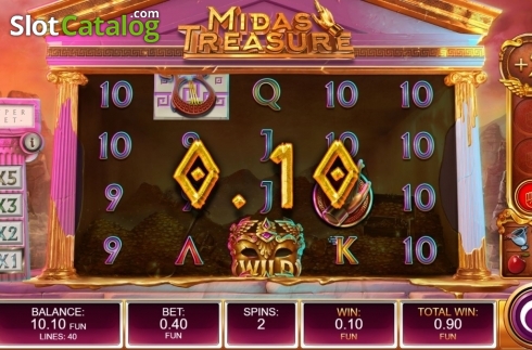 Скрин7. Midas Treasure слот