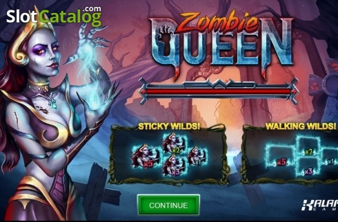 Скрин2. Zombie Queen слот