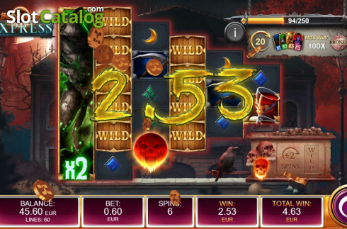 Скрин7. Blood Moon Express слот