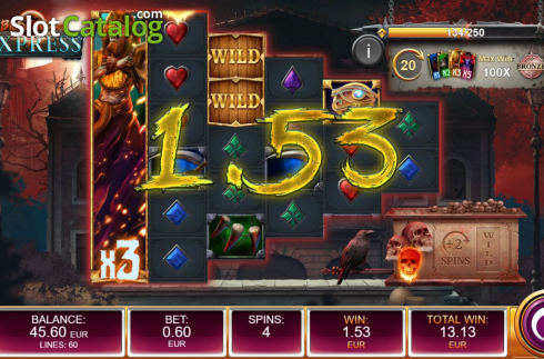 Скрин8. Blood Moon Express слот