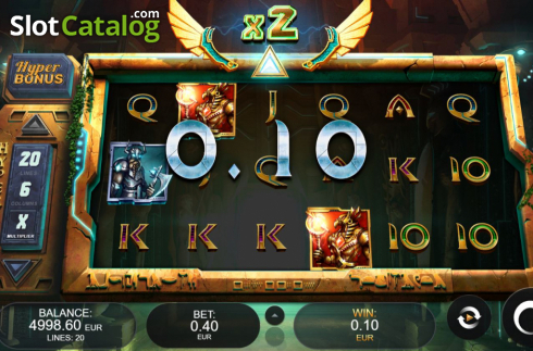 Скрин4. Temple of Heroes (Kalamba Games) слот