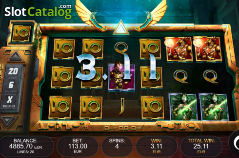Скрин8. Temple of Heroes (Kalamba Games) слот