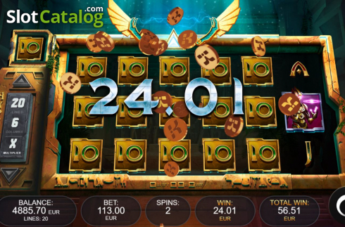Скрин9. Temple of Heroes (Kalamba Games) слот