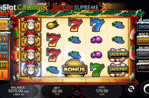 Скрин4. Joker Supreme X-Mas Edition слот