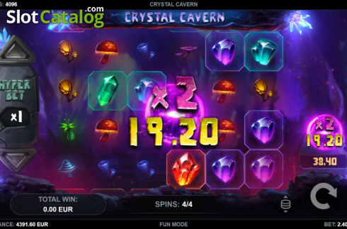 Скрин9. Crystal Cavern слот