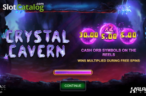 Скрин2. Crystal Cavern слот