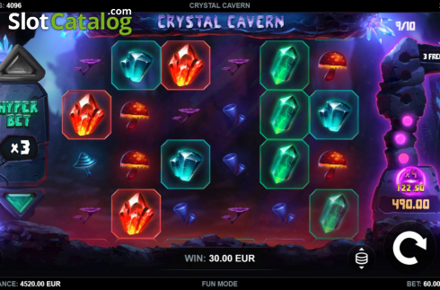 Скрин5. Crystal Cavern слот