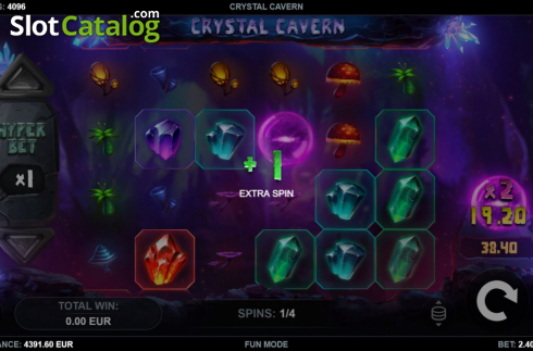 Скрин8. Crystal Cavern слот