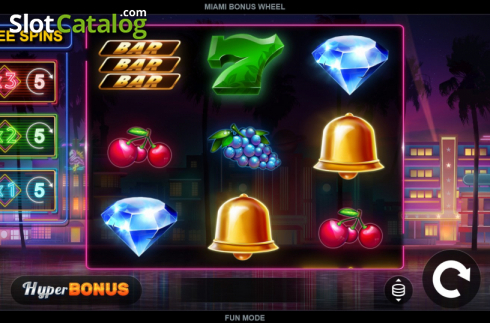 Скрин2. Miami Bonus Wheel слот