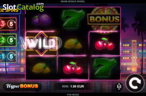 Скрин3. Miami Bonus Wheel слот