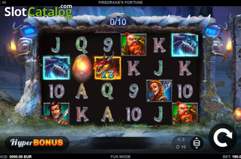 Скрин2. Firedrake’s Fortune слот