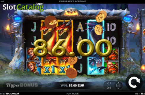 Скрин3. Firedrake’s Fortune слот