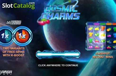 Скрин2. Cosmic Charms слот