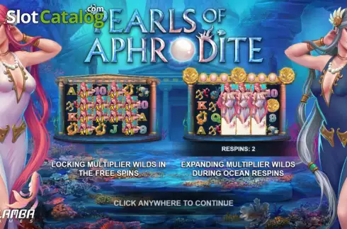 Скрин2. Pearls of Aphrodite слот