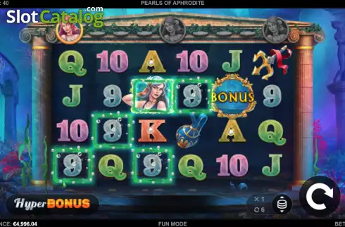 Скрин5. Pearls of Aphrodite слот
