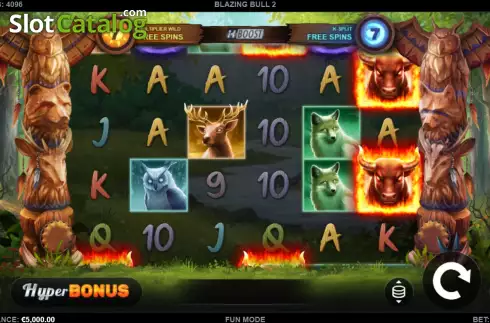 Скрин3. Blazing Bull 2 слот
