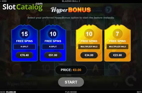 Скрин6. Blazing Bull 2 слот