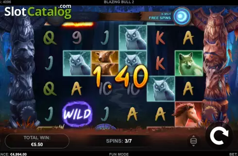 Скрин8. Blazing Bull 2 слот