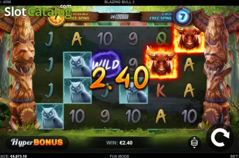 Скрин4. Blazing Bull 2 слот