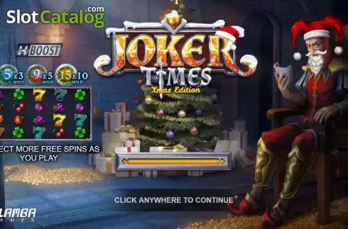 Скрин2. Joker Times Xmas Edition слот