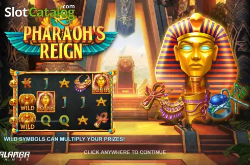 Скрин2. Pharaoh's Reign слот
