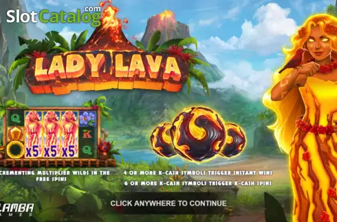 Скрин2. Lady Lava слот