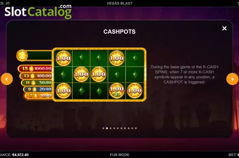 Скрин6. Vegas Blast слот
