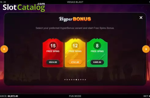 Скрин7. Vegas Blast слот