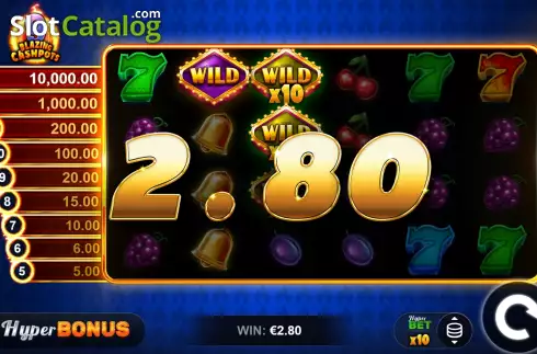 Скрин4. 9 Blazing Cashpots слот