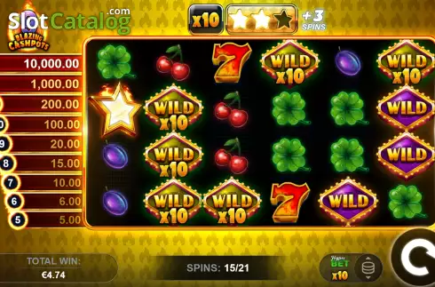 Скрин7. 9 Blazing Cashpots слот