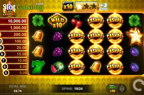 Скрин9. 9 Blazing Cashpots слот