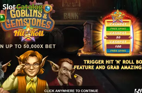 Скрин2. Goblins and Gemstones: Hit n Roll слот