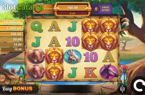Скрин2. Safari Chase Hit 'n' Roll слот