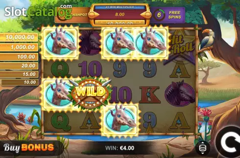 Скрин5. Safari Chase Hit 'n' Roll слот