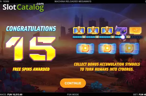 Скрин6. Machina Reloaded Megaways слот