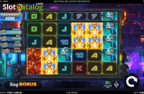 Скрин3. Machina Reloaded Megaways слот