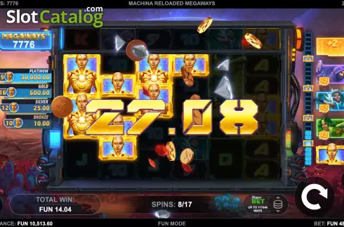 Скрин9. Machina Reloaded Megaways слот