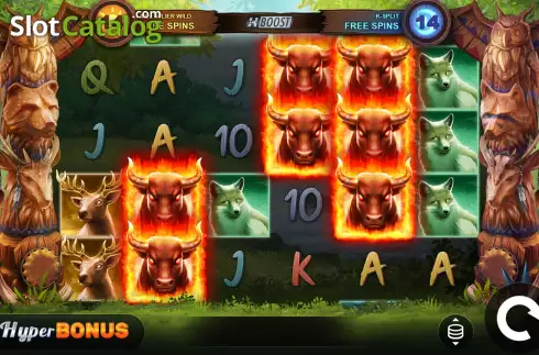 Скрин3. Blazing Bull 2 Mini-Max слот